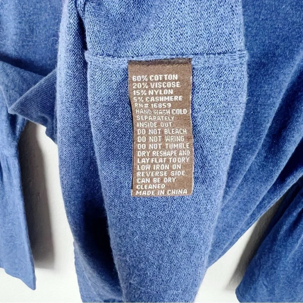 J.McLaughlin Daryn Bell Sleeve Sweater Women's Small Cotton/Cashmere Blend Small